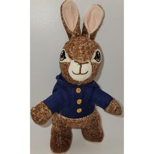 Dan Dee Peter Rabbit Plush Stuffed Animal Blue Jacket Soft 2019 Easter Bunny